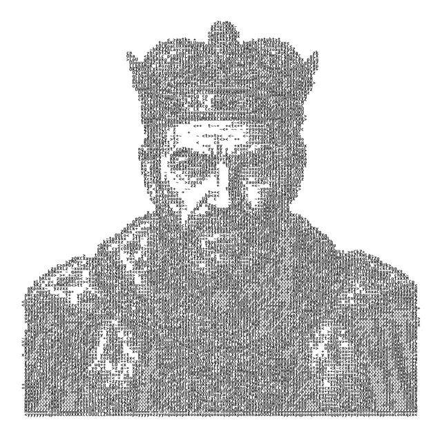 King Claudius in crown and fur-lined royal robes